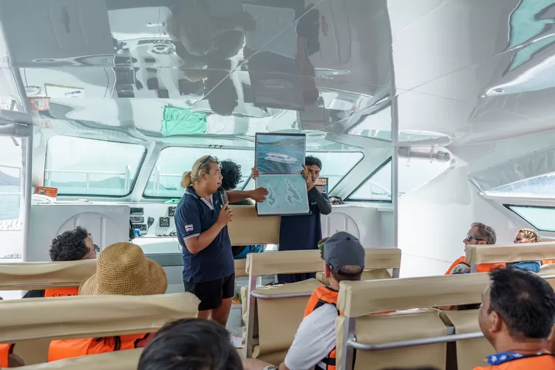 PHI PHI + MAYA + BAMBOO + MAITON SUNSET BY SPEED CATAMARAN